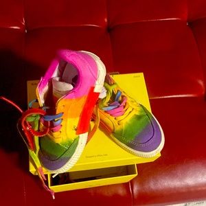 Off-White kids tie-dyed sneakers! Excellent new condition💕💕💕